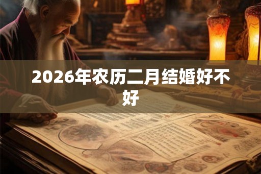 2026年农历二月结婚好不好