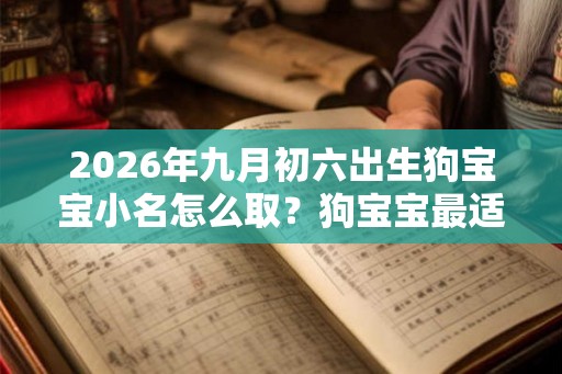 2026年九月初六出生狗宝宝小名怎么取？狗宝宝最适合小名？