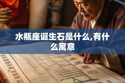 水瓶座诞生石是什么,有什么寓意 水瓶座诞生石是什么,有什么寓意