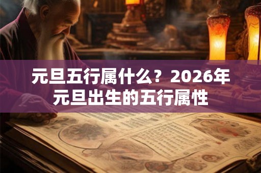 元旦五行属什么?2026年元旦出生的五行属性 元旦五行属什么?2026年元旦出生的五行属性