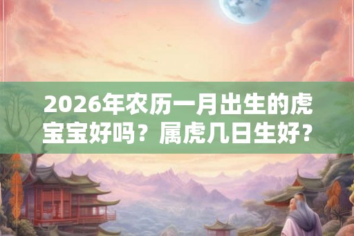 2026年农历一月出生的虎宝宝好吗？属虎几日生好？