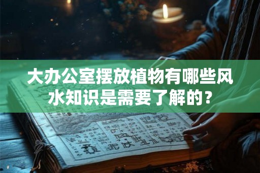 大办公室摆放植物有哪些风水知识是需要了解的？