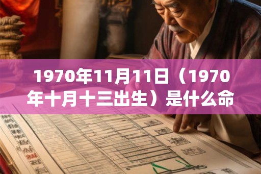 1970年11月11日（1970年十月十三出生）是什么命_命运如何