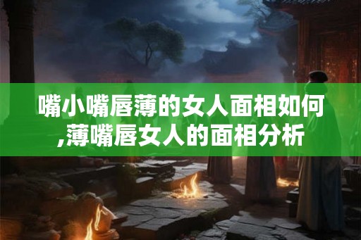 嘴小嘴唇薄的女人面相如何,薄嘴唇女人的面相分析