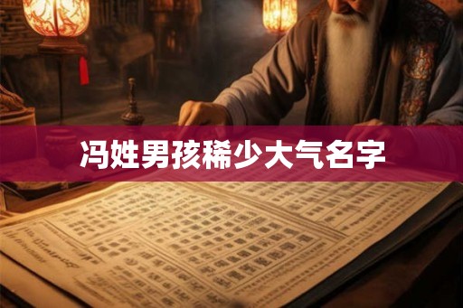 冯姓男孩稀少大气名字