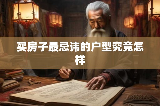 买房子最忌讳的户型究竟怎样