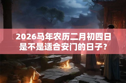 2026马年农历二月初四日是不是适合安门的日子？
