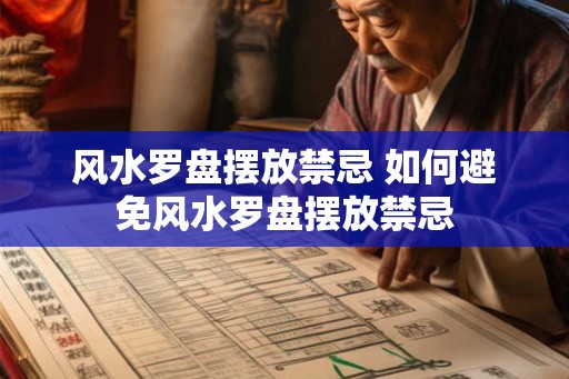 风水罗盘摆放禁忌 如何避免风水罗盘摆放禁忌