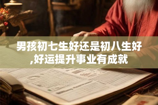 男孩初七生好还是初八生好,好运提升事业有成就