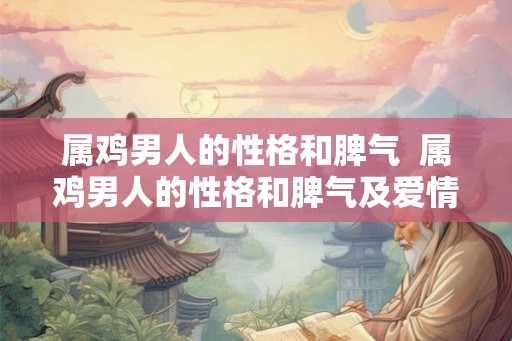 属鸡男人的性格和脾气 属鸡男人的性格和脾气及爱情 属鸡男人的性格和脾气 属鸡男人的性格和脾气及爱情