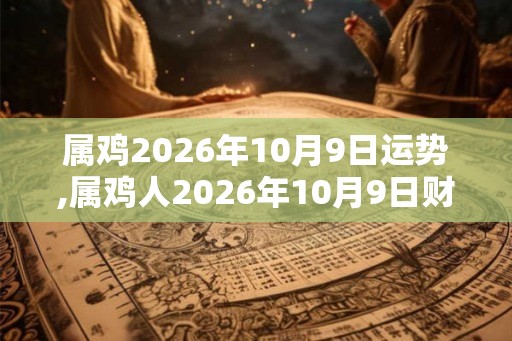属鸡2026年10月9日运势,属鸡人2026年10月9日财运,生肖鸡2026年10月9日运势