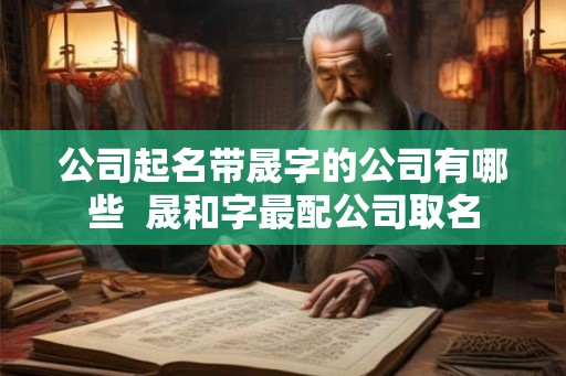 公司起名带晟字的公司有哪些 晟和字最配公司取名 公司起名带晟字的公司有哪些 晟和字最配公司取名