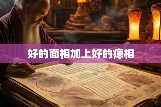 好的面相加上好的痣相
