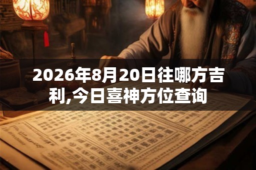 2026年8月20日往哪方吉利,今日喜神方位查询