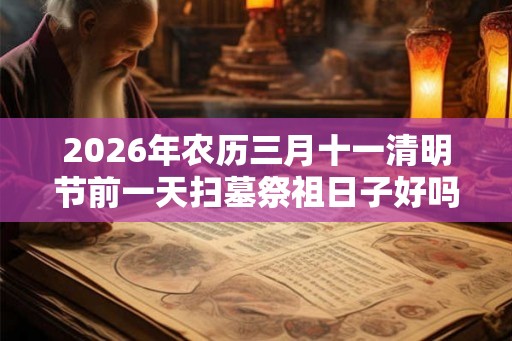 2026年农历三月十一清明节前一天扫墓祭祖日子好吗? 2026年农历三月十一清明节前一天扫墓祭祖日子好吗?