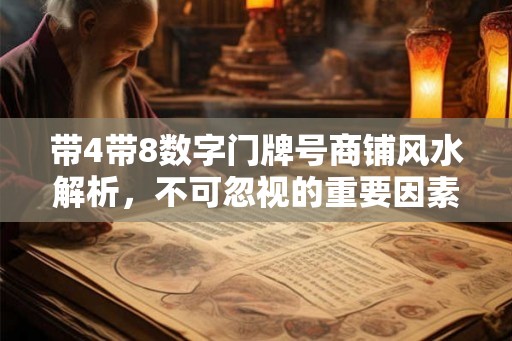 带4带8数字门牌号商铺风水解析，不可忽视的重要因素