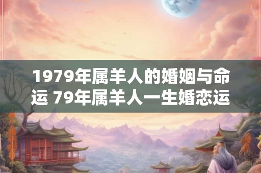 1979年属羊人的婚姻与命运 79年属羊人一生婚恋运