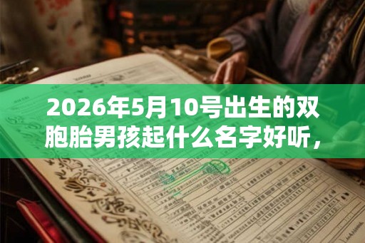 2026年5月10号出生的双胞胎男孩起什么名字好听，五行属什么