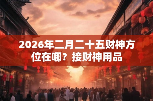 2026年二月二十五财神方位在哪?接财神用品 2026年二月二十五财神方位在哪?接财神用品