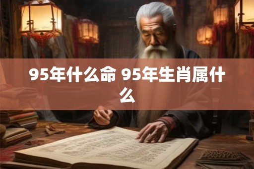 95年什么命 95年生肖属什么