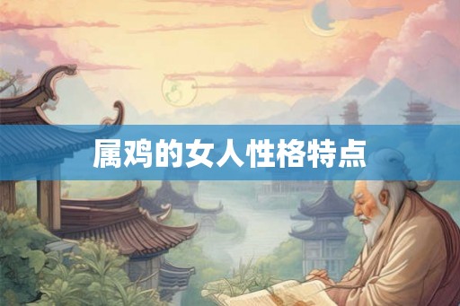 属鸡的女人性格特点 属鸡的女人性格特点