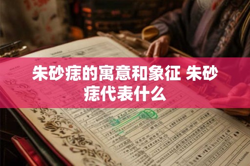 朱砂痣的寓意和象征 朱砂痣代表什么