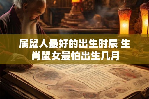 属鼠人最好的出生时辰 生肖鼠女最怕出生几月 属鼠人最好的出生时辰 生肖鼠女最怕出生几月