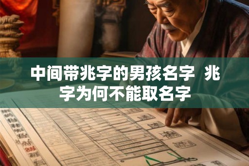中间带兆字的男孩名字  兆字为何不能取名字
