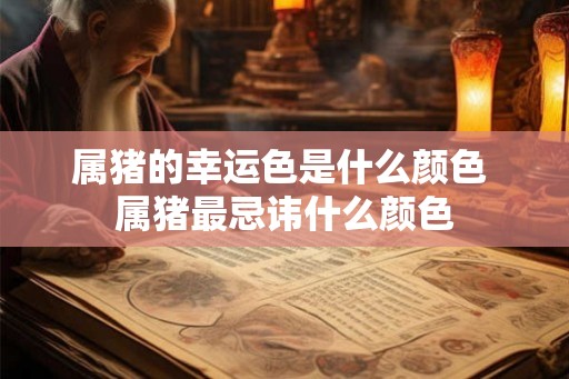 属猪的幸运色是什么颜色 属猪最忌讳什么颜色