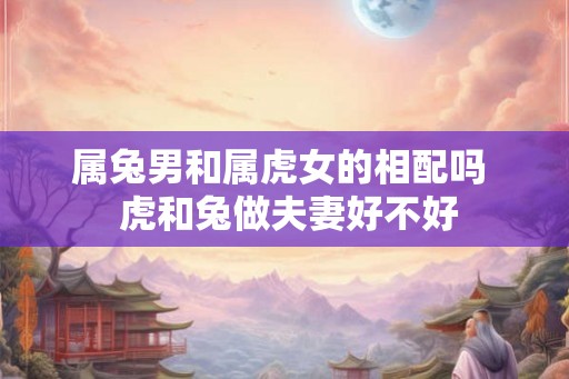 属兔男和属虎女的相配吗  虎和兔做夫妻好不好