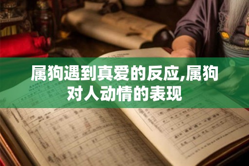 属狗遇到真爱的反应,属狗对人动情的表现