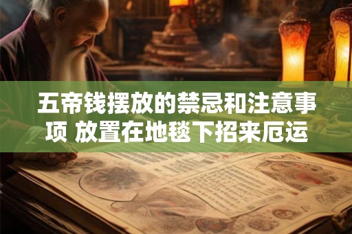 五帝钱摆放的禁忌和注意事项 放置在地毯下招来厄运