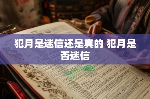 犯月是迷信还是真的 犯月是否迷信