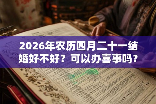 2026年农历四月二十一结婚好不好？可以办喜事吗？