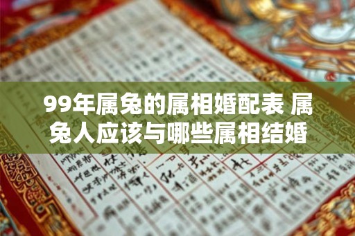 99年属兔的属相婚配表 属兔人应该与哪些属相结婚