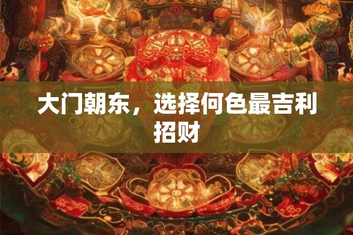 大门朝东,选择何色最吉利招财 大门朝东,选择何色最吉利招财
