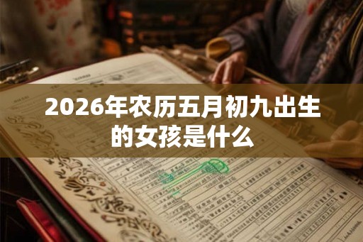 2026年农历五月初九出生的女孩是什么