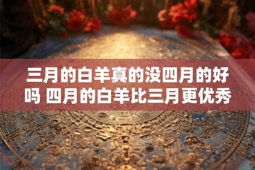 三月的白羊真的没四月的好吗 四月的白羊比三月更优秀吗
