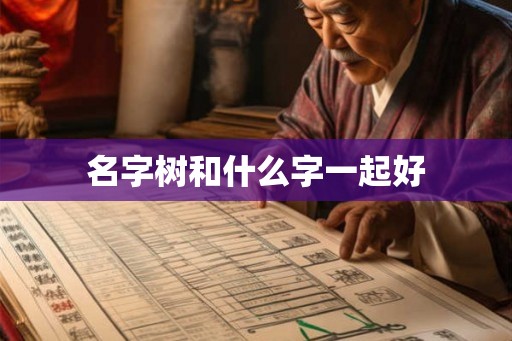 名字树和什么字一起好