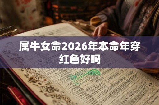 属牛女命2026年本命年穿红色好吗
