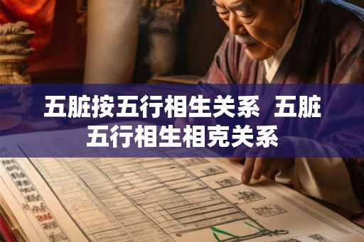 五脏按五行相生关系 五脏五行相生相克关系 五脏按五行相生关系 五脏五行相生相克关系