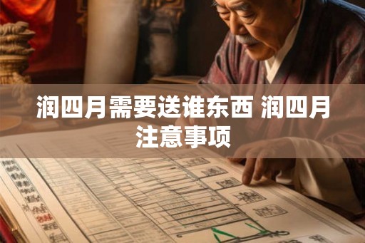 润四月需要送谁东西 润四月注意事项