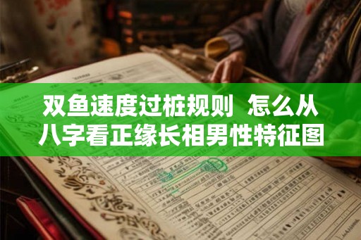 双鱼速度过桩规则  怎么从八字看正缘长相男性特征图解