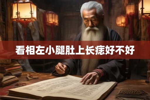 看相左小腿肚上长痣好不好