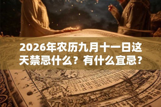 2026年农历九月十一日这天禁忌什么？有什么宜忌？