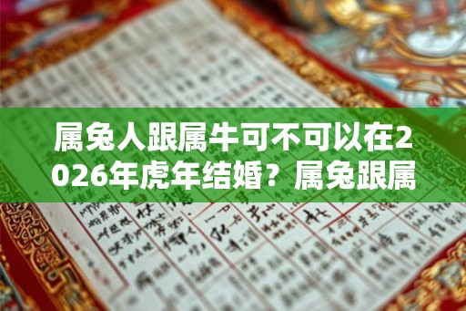 属兔人跟属牛可不可以在2026年虎年结婚？属兔跟属牛结婚合适吗？