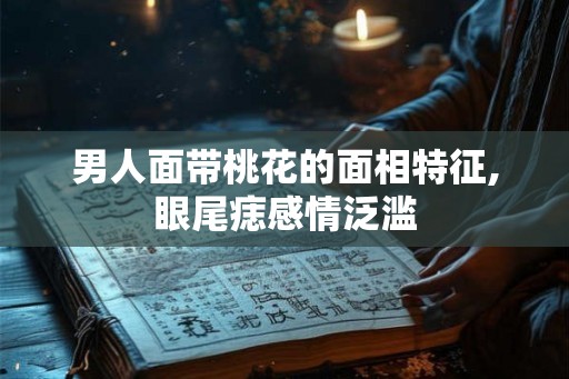 男人面带桃花的面相特征,眼尾痣感情泛滥