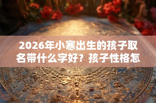 2026年小寒出生的孩子取名带什么字好？孩子性格怎么样？