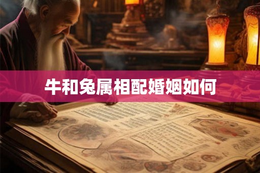 牛和兔属相配婚姻如何