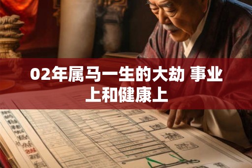 02年属马一生的大劫 事业上和健康上